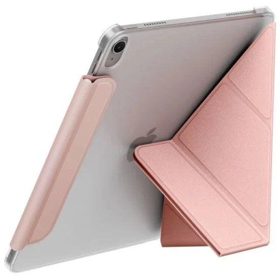 كفر ايباد الجيل العاشر و ايباد ايه 16 مع حافظة قابلة للفصل لقلم أبل من يونيك كامدن لايت - وردي